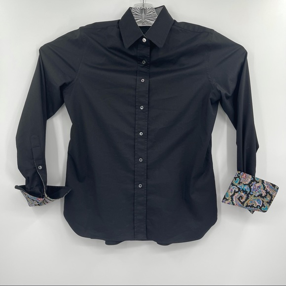 Robert Graham Women’s Paisley Long Sleeve Shirt - Picture 2 of 6
